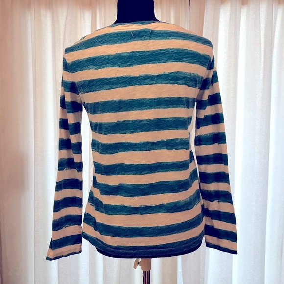 Aeropostale Breton Striped Long Sleeve Tee Medium - Picture 4 of 8